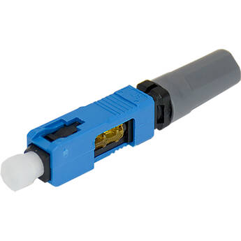 TechLogix Networx ECOConnector Single-Mode SC Fiber Optic Click-On Connector (UPC, Blue)