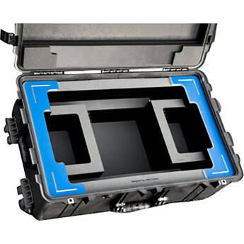 Jason Cases Wheeled Monitor Case for SmallHD Cine 24 (Blue Overlay)