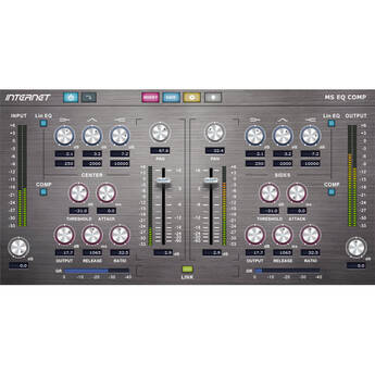 Internet Co. MS EQ COMP Mid-Side EQ and Compressor Plug-In Software (Mac, Download)