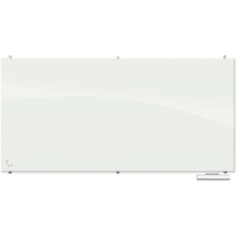 MooreCo Visionary Magnetic Glass Dry-Erase Whiteboard (White, 47.2 x 94.5")
