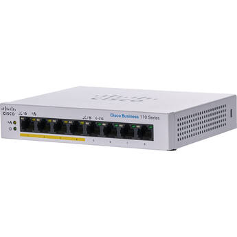 Cisco CBS110-8PP-D 8-Port Unmanaged PoE-Compliant Network Switch