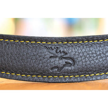 EDDYCAM Camera Strap (Black with Yellow Stitching, 1.3" Wide)