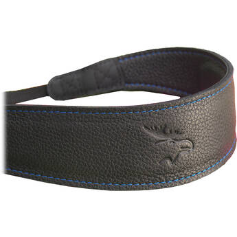 EDDYCAM Camera Strap (Black with Blue Stitching, 2.4 x 61")