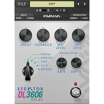 Kuassa Efektor DL3606 Delay Software (Download)