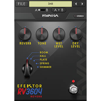 Kuassa Efektor RV3604 Reverb Software Plug-In (Download)
