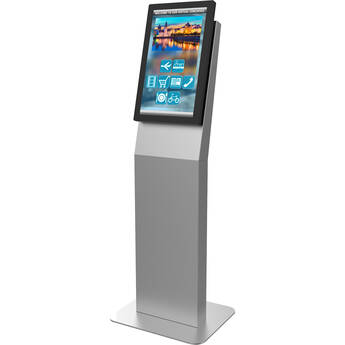 Peerless-AV Landscape/Portrait Kiosk for a 15, 22, or 32" Display (Silver)