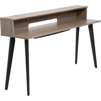 Gator Elite Furniture Series 88-Note Keyboard Table (Driftwood Gray)