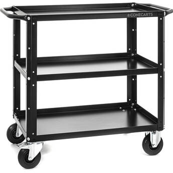 ConeCarts Small 3-Shelf Cart