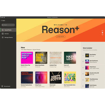 Propellerhead Software Reason+ Plus 1-Year Subscription Music Production Software (Standard, Download)