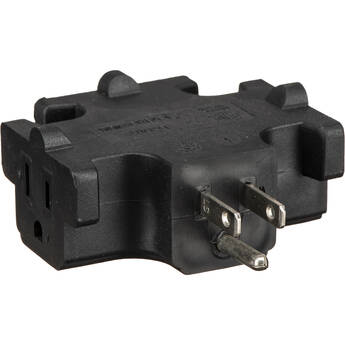 American DJ EC-3FER Edison Tri-Tap Power Adapter (Black)