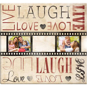 MCS 12 x 12 Expressions Live, Laugh, Love Film Strip Scrapbook