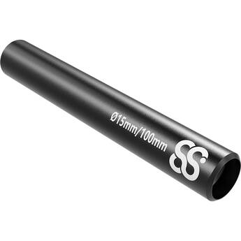 8Sinn 15mm Black Rods with M12 Female Threads (4", Pair)
