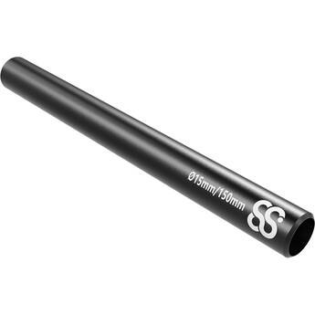 8Sinn 15mm Black Rods with M12 Female Threads (6", Pair)