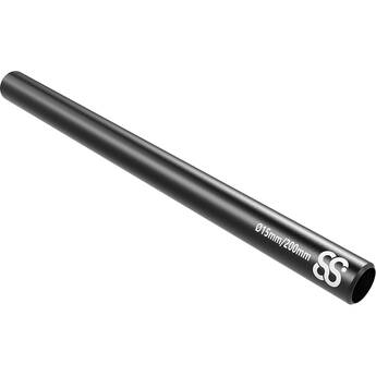 8Sinn 15mm Black Rods with M12 Female Threads (8", Pair)