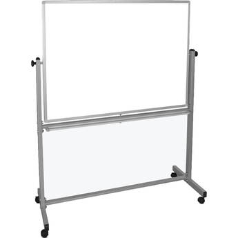 Luxor MB4836WW Mobile Magnetic Reversible Whiteboard (48 x 36")