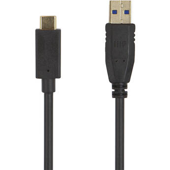 Monoprice Select USB 3.0 Type-C to Type-A Cable (6', Black)