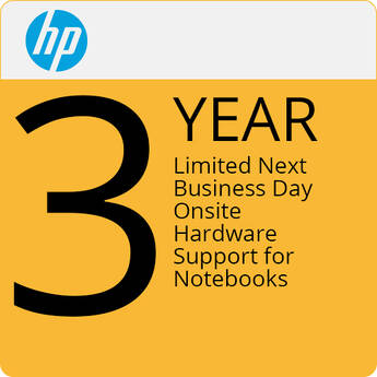 HP 3-Year Next Business Day Onsite Hardware Support for Mobile Workstations