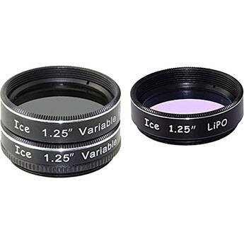 Ice Variable Polarizer & LiPo Set with 3-Pocket Wallet (1.25")