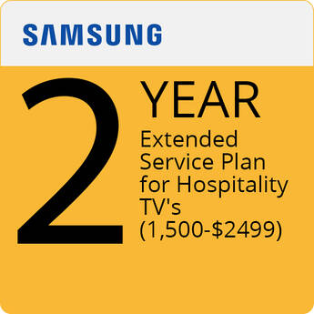 Samsung 2-Year ProCare Extended Service Plan with Onsite Repair for Hospitality TVs ($1500.00-$2499.99)