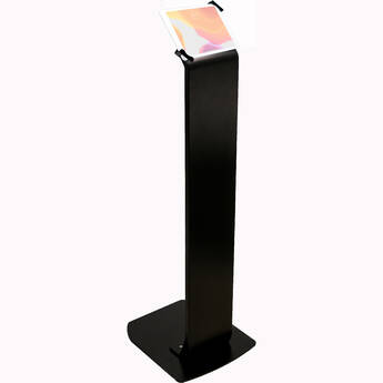 CTA Digital Universal Premium Locking Floor Stand Kiosk for 7-14" Tablets (Black)