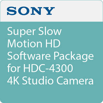 Sony Super Slow Motion HD Software Package for HDC-4300 4K Studio Camera