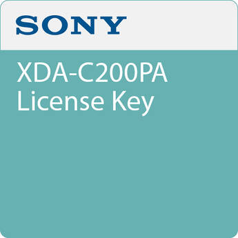 Sony XDA-C200PA License Key