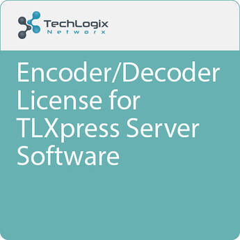TechLogix Networx 1-Year Encoder/Decoder License for TLXpress Server Software (Download)