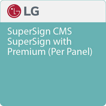 LG SuperSign CMS SuperSign with Premium (Per Panel)