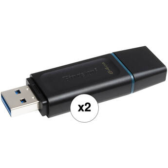 Kingston 64GB DataTraveler Exodia Flash Drive (2-Pack)