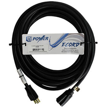 Pro Co Sound E-Cord Electrical Extension Cord (16-Gauge) - 6'