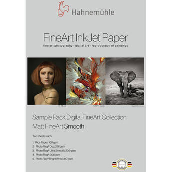 Hahnemuhle Sample Pack Matte FineArt Smooth Paper (8.5 x 11")