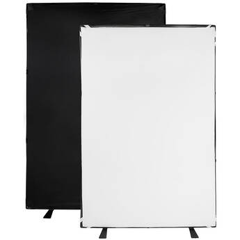 FotodioX Portable 5 x 7.4' Background & Frame Kit (Black/White & Blue/Green)