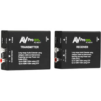 AVPro Edge Uncompressed Audio over Cat 5e Extender Kit (330')