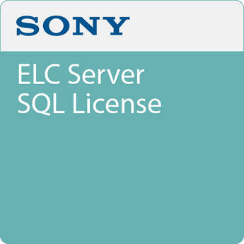 Sony ELC Server SQL License