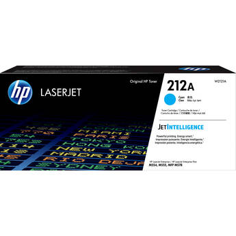 HP 212A Cyan Original LaserJet Toner Cartridge with JetIntelligence