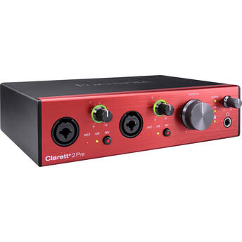 Focusrite Clarett+ 2Pre Desktop 10x4 USB-C Audio/MIDI Interface