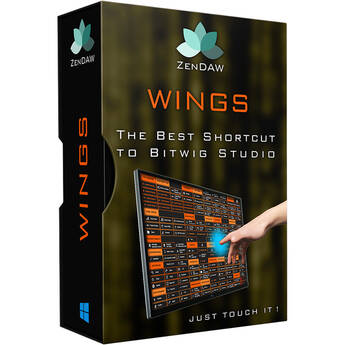 ZenDAW Wings Touch Workspace Software for Bitwig Studio