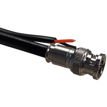 BZBGEAR 75-Ohm Premade Shielded SDI with DC Siamese Cable (50')