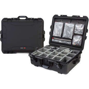 Nanuk 945 Hard Camera Case Pro Photo Kit (Black, 50.2L)