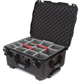 Nanuk 950 Wheeled Hard Case with Padded Dividers (Black, 51.9L)