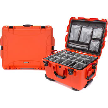 Nanuk 960 Wheeled Hard Camera Case Pro Photo Kit (Orange, 79L)