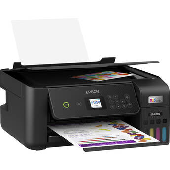 Epson EcoTank ET-2800 Wireless Color All-in-One Cartridge-Free Supertank Printer (Black)