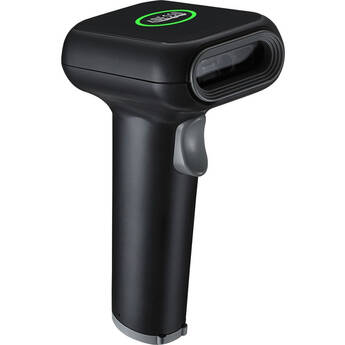 Adesso Nuscan 2D Wireless Barcode Scanner with Charging Cradle