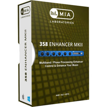 MIA Laboratories 358 Enhancer MKII Multiband Phase Processing Enhancer Software Plug-In (Download)
