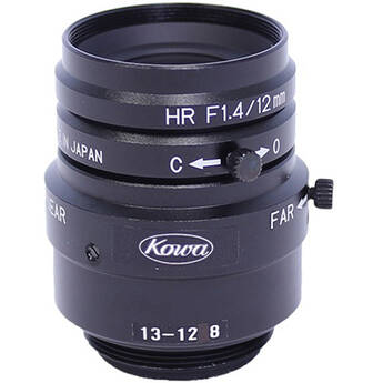Kowa LM12JC C-Mount 12mm Fixed Focal Lens