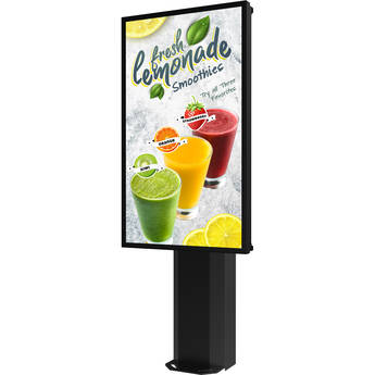 Peerless-AV Outdoor Digital Menu Board for Single 55" Display