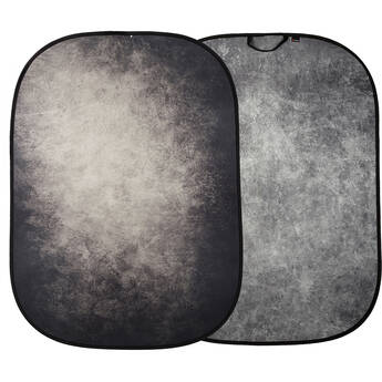 Manfrotto Vintage Collapsible Background (Smoke/Concrete, 5 x 7')