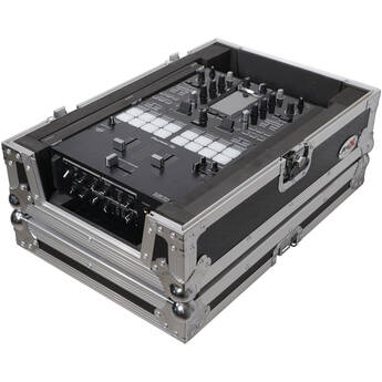 ProX XS-M11 Universal Flight Case for Pioneer DJM-S11 and Rane SEVENTY / SEVENTY-TWO MKII Mixers (Silver on Black)