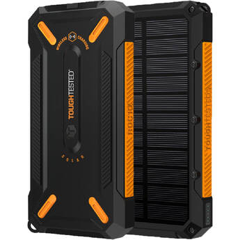 ToughTested 10,000mAh Solar Charger and Wireless Portable Power Bank