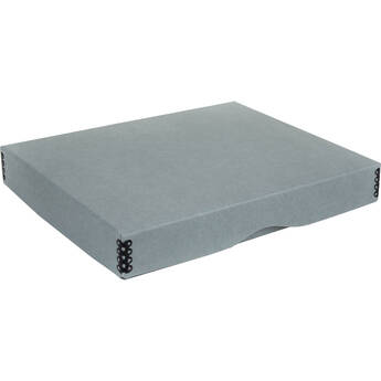 Archival Methods Drop-Front Archival Storage Box (Gray, 8.75 x 11.25 x 1.5")